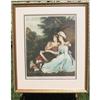 Image 1 : ANTIQUE COLORED LITHOGRAPH /DAUGHTERS OF SIR #1089638