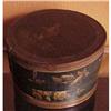 RARE EUROPEAN  WOODDEN HAT BOX  HAND PAINTED - #1089747