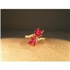 Image 1 : Estate 14K YG Yellow Gold Ruby Diamond Ring #1090134
