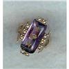 Image 1 : Victorian Amethyst and Rose Gold Ring #1090466