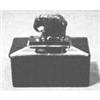Image 1 : Elephant Figural Black Amethyst Cigarette Box #1096367