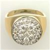 Image 1 : 1.0 CTW DIAMOND CLUSTER & 10K SOLID GOLD YELLOW#1096530