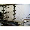 Image 1 : Huge Old Wood Model Ship USS Constitution #1096613