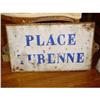 Image 1 : Rare  French cast iron Street sign, circa 1870 #1096648