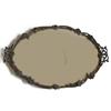 Image 1 : Apollo Floral Design Bronze Mirror Vanity Tray #1104884