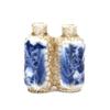 Image 1 : 19C Chinese Blue & White 2 Snuff Bottle #1105207
