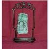 Image 1 : Jade Stone Happy Buddha Hanging Display  #1105511