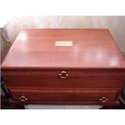 BIRKS FLATWARE SILVERWARE WOODEN CHEST ELEGANT #1105528