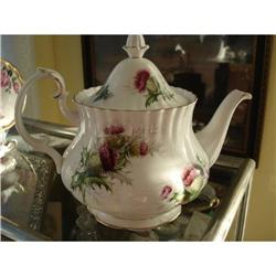 TEAPOT LARGE SIZE HIGHLAND THISTLE SCOTTISH #1105529