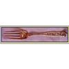 Image 1 : WHITING DRESDEN S SILVER ENAMEL SERVING FORK #1105606