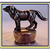 Image 1 : WINE BOTTLE STOPPER - CORK - SILVER FIGURE DOG #1105651