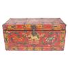 Image 1 : Elegant Tibetan Old Rectangular Painted Wood #1119229