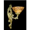 Image 1 : A pair of alabaster and bronze sconces #1119254