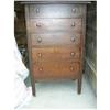 Antique Oak Mission Highboy Chest  #1119314