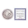 Image 1 : United Snakes of America Indian Skull 1 oz Antique Silver Proof Round w/COA