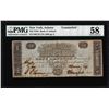 Image 1 : 1810's $10 Bank of Auburn NY "Counterfeit" Obsolete Note PMG Ch. About Uncirculated 58