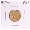 Image 1 : 1912 $2 1/2 Indian Head Quarter Eagle Gold Coin