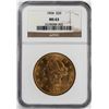 Image 1 : 1904 $20 Liberty Head Double Eagle Gold Coin NGC MS63