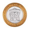 Image 1 : .999 Silver Treasure Island Las Vegas $10 Casino Gaming Token Limited Edition