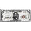 Image 1 : 1929 $5 First NB in Oakland, MD CH# 5623 National Currency Note Low Serial Number