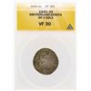 Image 1 : 1640 Switzerland-Geneva AR 3 Sols Coin ANACS VF30