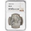 Image 1 : 1892-O $1 Morgan Silver Dollar Coin NGC MS62