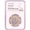 Image 1 : 1961-D Franklin Half Dollar Coin NGC MS64FBL