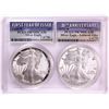 Image 1 : 1986-S & 2016-W $1 Proof American Silver Eagle Coin Set PCGS PR70DCAM