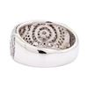 Image 3 : 14KT White Gold 0.80 ctw Diamond Ring