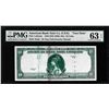 Image 1 : 1929 10 Unit American Bank Note Co. "Test Note" PMG Choice Uncirculated 63EPQ