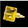 Image 2 : 14KT Yellow Gold Ladies 8.00 ctw Citrine Ring