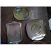 Image 2 : DECORATIVE COPPER TRAY AND MISC TRAYS