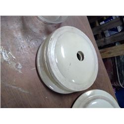 3 BUTTER CHURN LIDS