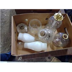 OIL LANTERN PARTS AND CHIMNEYS