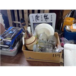 JARS AND KITCHENWARE