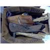 Image 3 : BOX OF MISC TOOL AND AXE HEAD