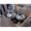 Image 4 : 2 BOXES OF OIL LAMP BOTTOMS