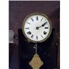 Image 2 : WOODEN STANDING CLOCK W/ PENDULUM AND KEY