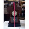 Image 6 : WOODEN STANDING CLOCK W/ PENDULUM AND KEY