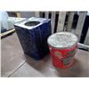 Image 1 : 2 TIN CANS