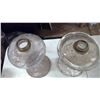 Image 3 : 2 COAL OIL LAMPS, 1 TURNING PURPLE