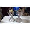 Image 1 : 2 COAL OIL LAMPS, 1 TURNING PURPLE
