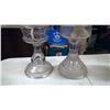 Image 3 : 2 COAL OIL LAMPS, 1 TURNING PURPLE