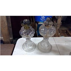 2 COAL OIL LAMPS