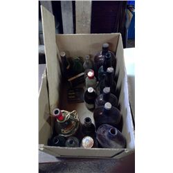 BOX OF VARIOUS BOTTLES