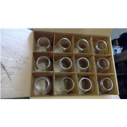 12 LAMP CHIMNEYS (MOSTLY NEW)