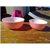 Image 1 : 2 PINK DEPRESSION PYREX BOWLS