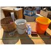 Image 1 : Lot of Buckets, etc.