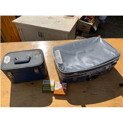 Lot of Blue Travel Bags