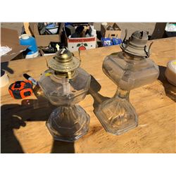 3 Kerosene Lamps